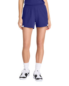 Women's Club 5 Short Purple Sport-Tek LST442 Purple
