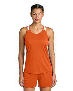 Sport-Tek LST446 Orange-Women's Club Track Tank  Orange
