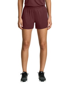 Sport-Tek LST447 Maroon-Women's Club 3  Track Short  Maroon
