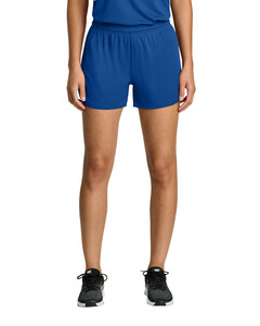 Sport-Tek LST447 Blue-Women's Club 3  Track Short  Blue