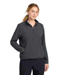 Sport-Tek LST481 Gray-Women's Repeat 1/2-Zip Gray