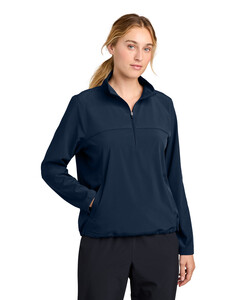 Sport-Tek LST481 Navy-Women's Repeat 1/2-Zip Navy