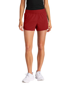 Sport-Tek LST484 Red-Women's Repeat Swift Short Red