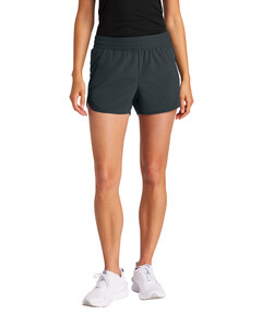 Sport-Tek LST484 Gray-Women's Repeat Swift Short Gray