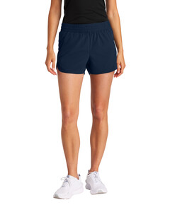 Sport-Tek LST484 Navy-Women's Repeat Swift Short Navy