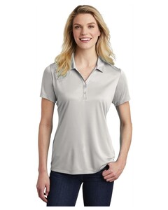 Sport-Tek LST550 Gray-Women's PosiCharge Competitor Polo Shirt Gray
