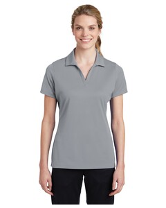 Women's PosiCharge RacerMesh Polo Shirt Gray Sport-Tek LST640 Gray
