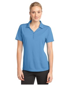 Sport-Tek LST680 Blue-Women's PosiCharge Micro-Mesh Polo Shirt Blue