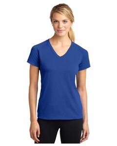 Women’s Fitted Very Important Tee ® Scoop Neck Ultimate Performance V-Neck T-Shirt Blue Sport-Tek LST700 Blue