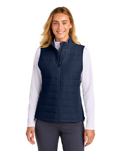 Sport-Tek LST941 Navy-Women's Teknical Hybrid Vest Navy