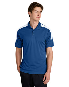Sport-Tek ST104 Blue-Competitor United Polo Shirt Blue