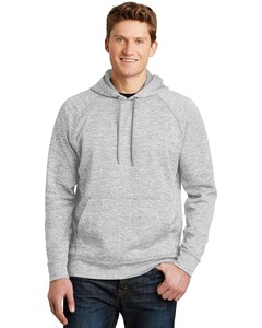 Sport-Tek ST225 Gray-PosiCharge  Electric Heather Fleece Hoodie Gray