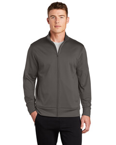 Sport-Tek ST241 Gray-Sport-Wick  Fleece Full-Zip Jacket Gray
