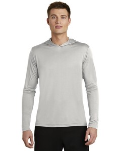 Sport-Tek ST358 Gray-PosiCharge Competitor Hooded Pullover Gray