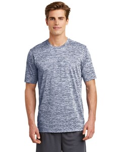PosiCharge Electric Heather T-Shirt Navy Sport-Tek ST390 Navy
