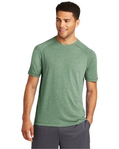 PosiCharge Tri-Blend Wicking Raglan T-Shirt Green Sport-Tek ST400 Green
