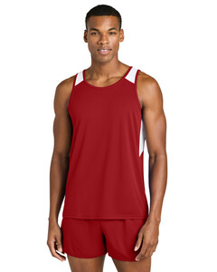 Sport-Tek ST446 Red-Club Track Tank Top Red