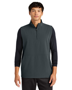 Sport-Tek ST487 Gray-Repeat 1/2-Zip Vest Gray