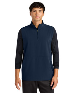 Sport-Tek ST487 Navy-Repeat 1/2-Zip Vest Navy