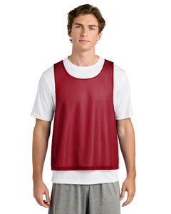 Sport-Tek ST512 Red-Lacrosse Reversible Pinnie Red