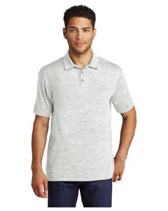 Sport-Tek ST590 Gray-PosiCharge  Electric Heather Polo Shirt Gray