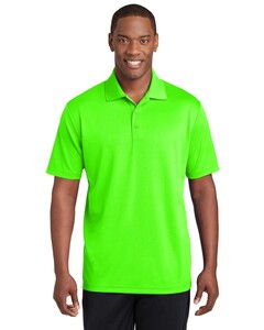 Sport-Tek ST640 Green-PosiCharge RacerMesh Polo Shirt Green