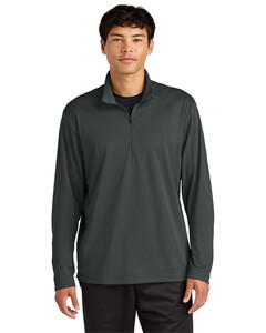 Sport-Tek ST672 Gray-Micropique Sport-Wick 1/4-Zip Gray