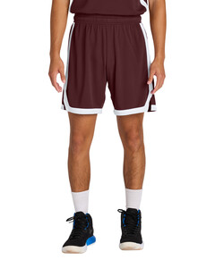 Rival Basketball 7 Short Maroon Sport-Tek ST901 Maroon