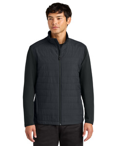 Sport-Tek ST940 Black-Teknical Hybrid Jacket Black