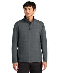 Sport-Tek ST940 Gray-Teknical Hybrid Jacket Gray