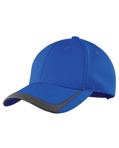 Pique Colorblock Hat Blue Sport-Tek STC24 Blue
