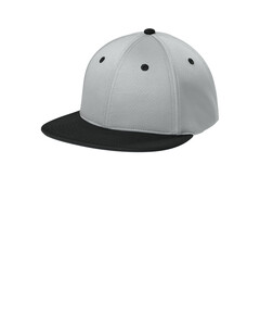 Sport-Tek STC70 Gray-Impact Mesh Stretch-Tek Cap Gray