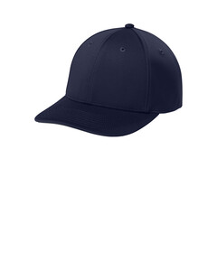 Sport-Tek STC71 Navy-Impact Mesh Stretch-Tek Adjustable Cap Navy