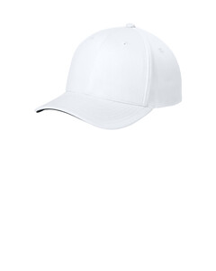 Sport-Tek STC71 White-Impact Mesh Stretch-Tek Adjustable Cap White