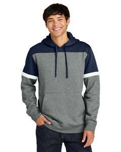 Sport-Tek STF205 Navy-Drive Fleece Colorblock Hoodie Navy
