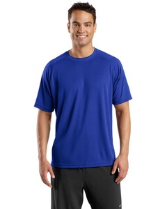 Dry Zone; Short Sleeve Raglan T-Shirt Blue Sport-Tek T473 Blue