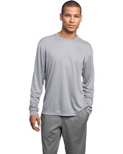 Sport-Tek TST350LS Gray-Tall Long Sleeve Competitor T-Shirt Gray
