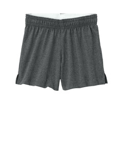Sport-Tek YGST311 Gray-Girls Jersey Knit Squad Short Gray