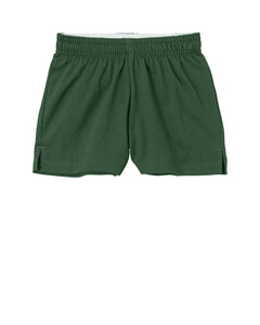 Sport-Tek YGST311 Green-Girls Jersey Knit Squad Short Green
