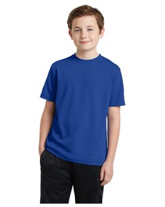 Youth PosiCharge RacerMesh T-Shirt Blue Sport-Tek YST340 Blue