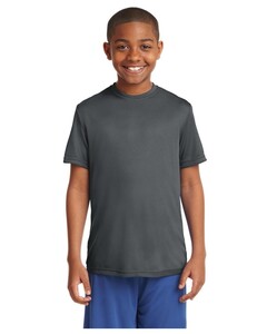 Sport-Tek YST350 Gray-Youth PosiCharge Competitor T-Shirt Gray