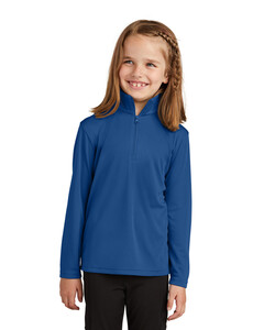 Sport-Tek YST357 Blue-Youth PosiCharge Competitor 1/4-Zip Pullover Blue