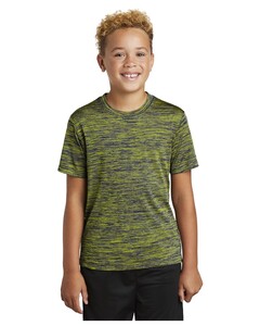 Sport-Tek YST390 Green-Youth PosiCharge  Electric Heather T-Shirt Green
