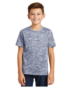 Sport-Tek YST390 Navy-Youth PosiCharge  Electric Heather T-Shirt Navy