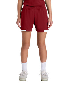 Youth Club 5 Short Red Sport-Tek YST442 Red