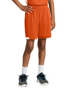 Sport-Tek YST4420 Orange-Youth Club 5  Short  Orange