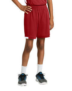 Sport-Tek YST4420 Red-Youth Club 5  Short  Red