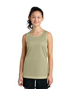 Youth PosiCharge Reversible Mesh Tank Top Yellow Sport-Tek YST5000 Yellow