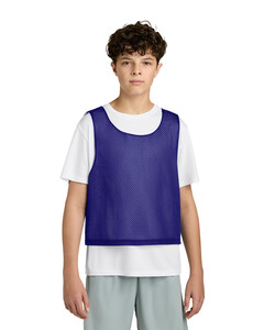 Sport-Tek YST512 Purple-Sport-Tek Youth Lacrosse Reversible Pinnie YST512 Purple