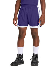 Youth Rival Basketball 5 Short Purple Sport-Tek YST901 Purple